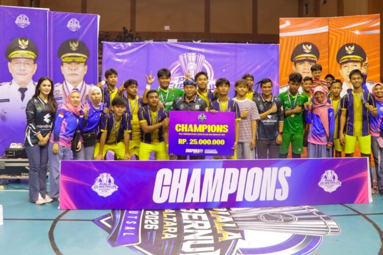 Dramatis Lewat Adu Penalti, SMAN 4 Tarakan Sabet Juara Futsal Piala Gubernur Kaltara 2026
