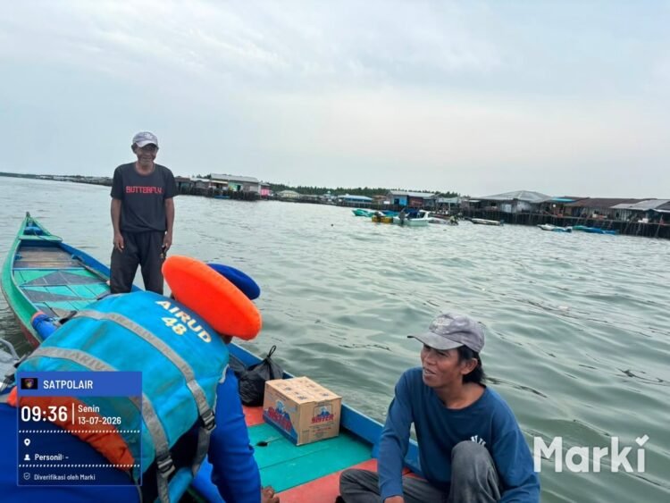 Cuaca Waspada di Perairan Kaltara, Sat Polairud Tarakan Tingkatkan Patroli Keselamatan Laut