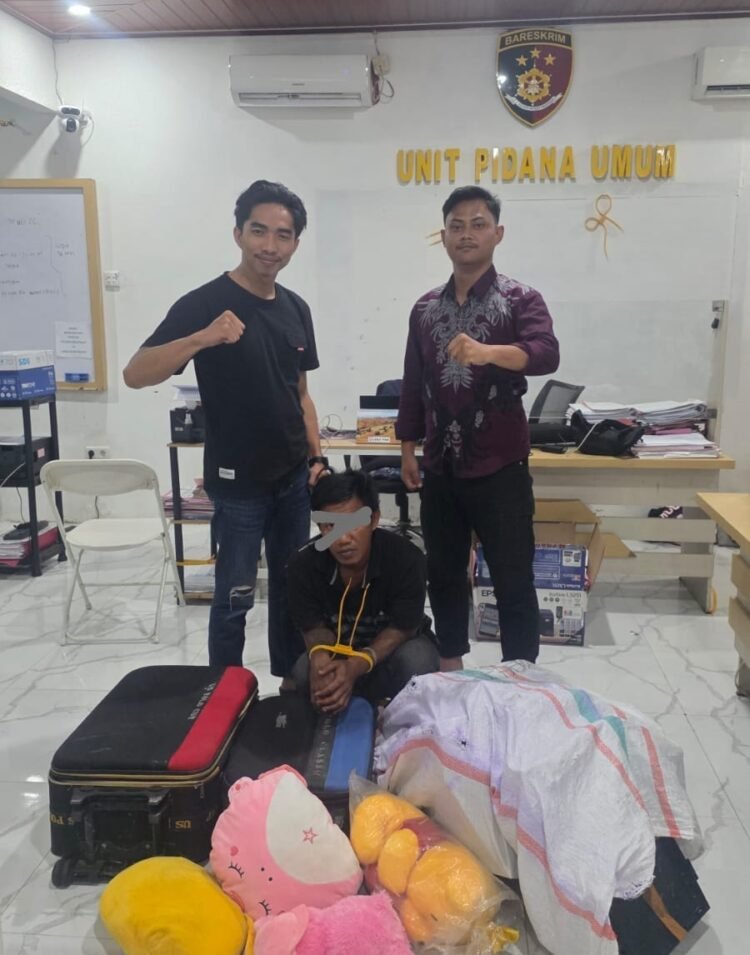 Bawa Kabur Barang Rumah Kosong Senilai Rp7 Juta, Pelaku Ditangkap Polres Tarakan