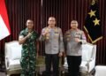 Silaturahmi Kapolda Kaltara dan Danyonif TP 880/Banuanta Pertegas Komitmen Jaga Stabilitas Wilayah