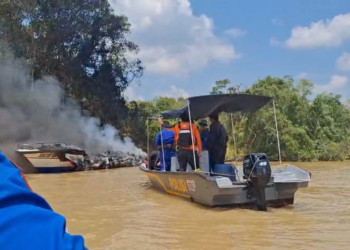 Basarnas: Speedboat Sekatak A3 Terbakar di Sungai Salimbatu, Seluruh Penumpang Selamat