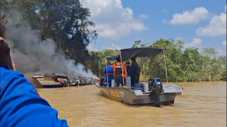Basarnas: Speedboat Sekatak A3 Terbakar di Sungai Salimbatu, Seluruh Penumpang Selamat