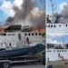 Kapal Prince Soya Terbakar di Pelabuhan Samarinda, Tim Gabungan Lakukan Penanganan