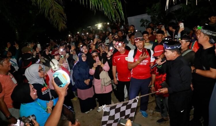 Run Night Slipi, Gubernur Zainal Ajak Warga Tarakan Rajin Berolahraga