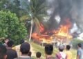 Rumah Terbakar di Somel Semangkadu, Seorang Perempuan Meninggal Dunia