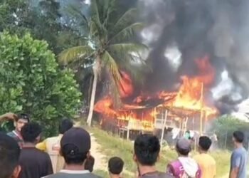 Rumah Terbakar di Somel Semangkadu, Seorang Perempuan Meninggal Dunia