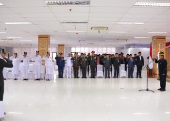 Kapolda Kaltara Hadiri Pengukuhan 26 Anggota Paskibraka Provinsi Kaltara 2026