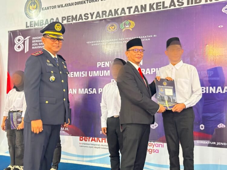 967 Warga Binaan Lapas Nunukan Terima Remisi, 13 Langsung Bebas di Hari Kemerdekaan
