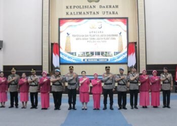 Kapolda Kaltara Pimpin Sertijab, Minta Pejabat Baru Segera Beradaptasi dan Perkuat Pelayanan