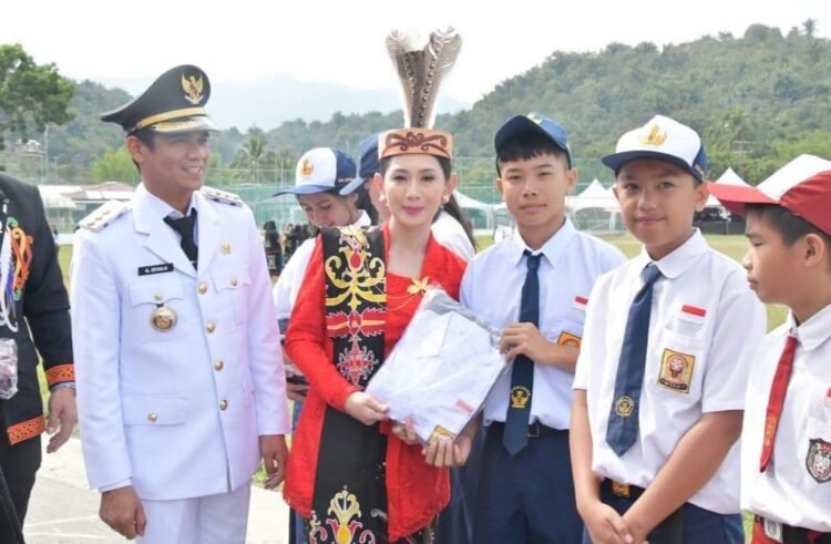 Semangat Kemerdekaan di Krayan, Upacara HUT ke-81 RI Berlanjut dengan Bantuan Warga