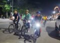 Bukan Sekadar Gowes, Gubernur Zainal Berbaur Bersama Ratusan Warga di Tepian Kayan