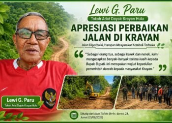 Lewi G. Paru: Jalan Krayan Diperbaiki, Harapan Masyarakat Kembali Terbuka