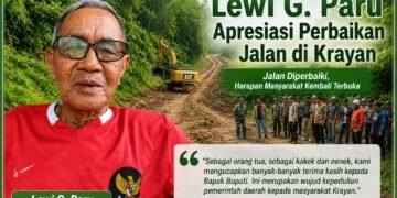 Lewi G. Paru: Jalan Krayan Diperbaiki, Harapan Masyarakat Kembali Terbuka
