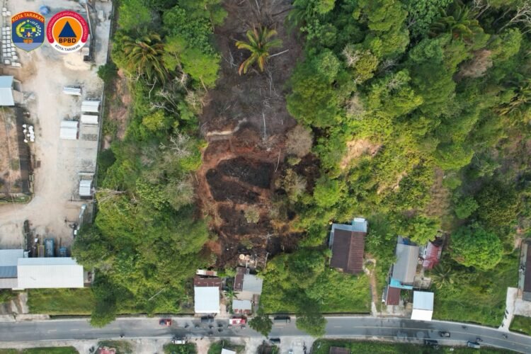 Kebakaran Lahan Setengah Hektare Terjadi di Juata Kerikil