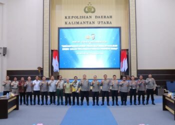 Polda Kaltara Evaluasi Penanganan Bencana, STIK Polri Dorong Penguatan Manajemen Risiko