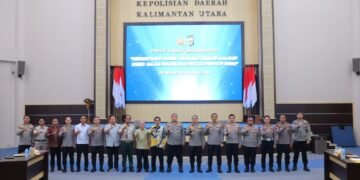 Polda Kaltara Evaluasi Penanganan Bencana, STIK Polri Dorong Penguatan Manajemen Risiko