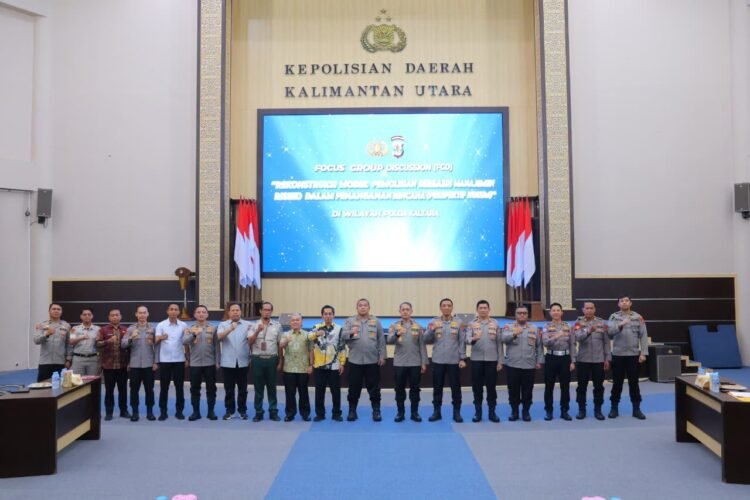 Polda Kaltara Evaluasi Penanganan Bencana, STIK Polri Dorong Penguatan Manajemen Risiko