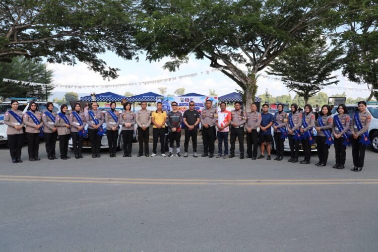 Minggu Pagi Jadi Lebih Semarak, Polantas Ajak Warga Dekat dengan Keselamatan Berlalu Lintas