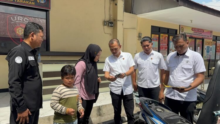 Polres Tarakan Kembalikan Motor Temuan kepada Pemilik Sah