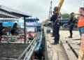 Brimob Kaltara Sambangi Pelabuhan, Perkuat Pengamanan dan Komunikasi Warga