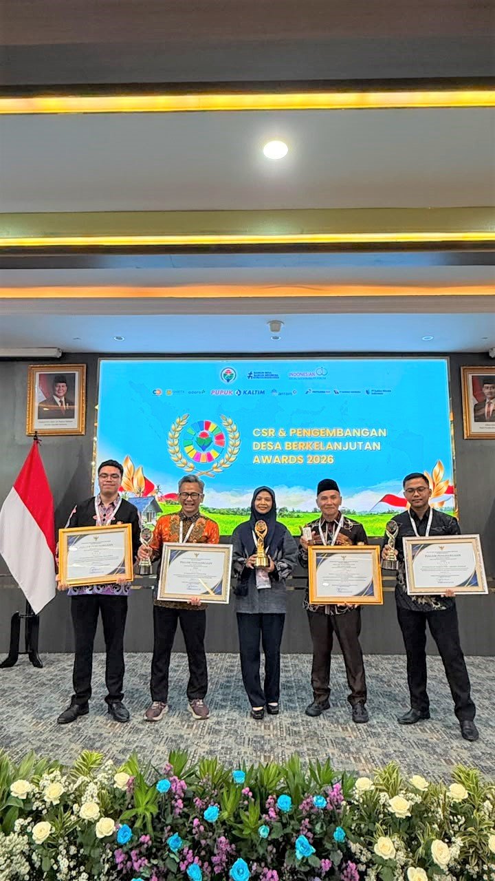 Mina Padi PHKT Dongkrak Pendapatan Petani Sebakung Jaya, Raih Gold CSR & PDB Awards 2026