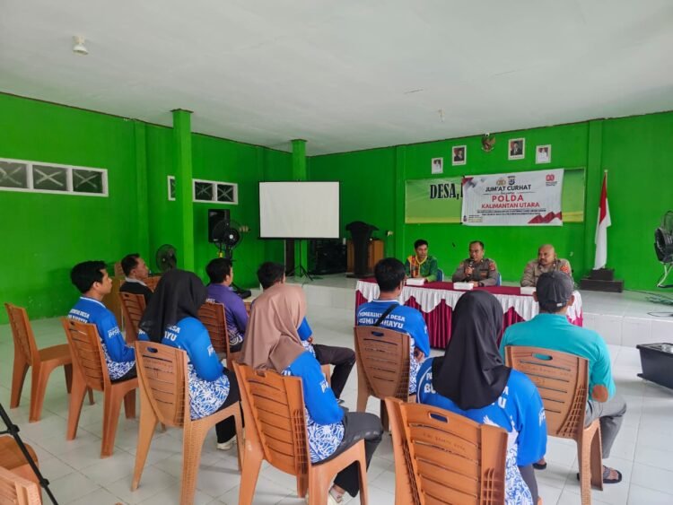 Patroli Malam Jadi Aspirasi Warga Bumi Rahayu dalam Jumat Curhat Polda Kaltara