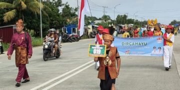 SDN 003 Nunukan Selatan Tampilkan Kreativitas Murid dalam Pawai Budaya HUT Nunukan