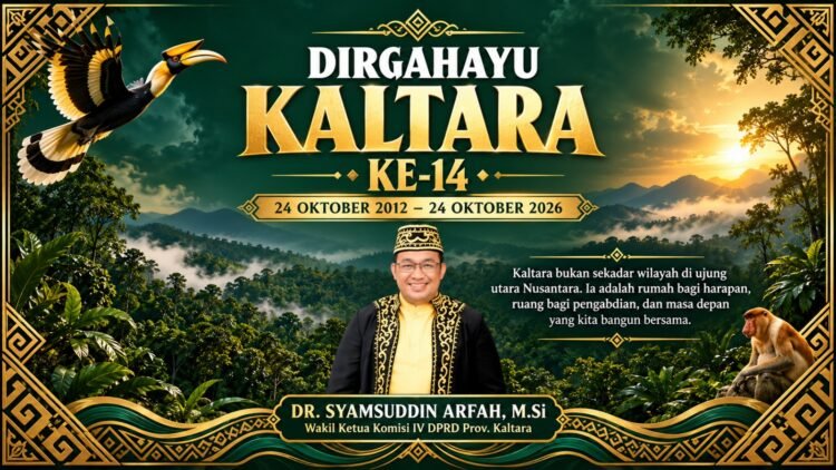 HUT ke-14 Kaltara, Syamsuddin Arfah Tekankan Pentingnya Persatuan dan Kesejahteraan Masyarakat